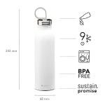 Aladdin Chilled Thermavac™ Stainless Steel Water Bottle 0.55L - Snowflake White - 10-09425-006