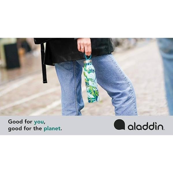 Aladdin Chilled Thermavac Wtr Btl 0.55L Goldfish Green - 10-09425-010