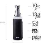 Aladdin Fresco Thermavac Wtr Btl 0.6L Lava Blk - 10-10098-002