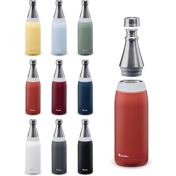 Aladdin Fresco Thermavac Wtr Btl 0.6L Lava Blk - 10-10098-002