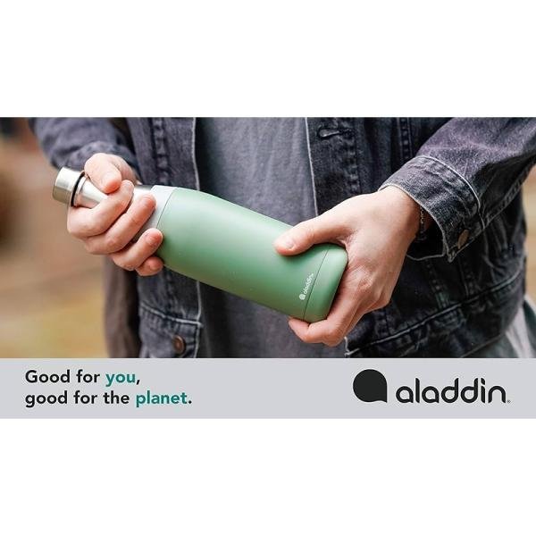 Aladdin Fresco Thermavac Wtr Btl 0.6L Sage Green - 10-10098-006
