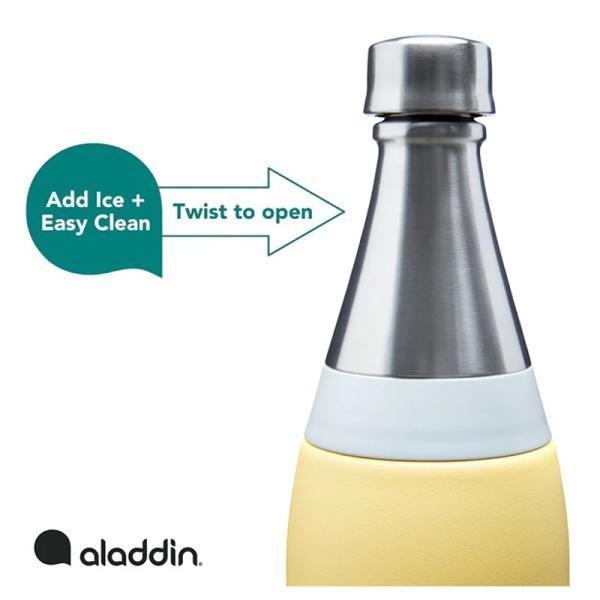 Aladdin Fresco Thermavac Wtr Btl 0.6L Lemon Ylw - 10-10098-009