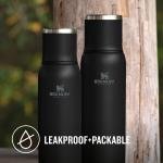 Stanley ADV Flask 1L/1.1Qt To-Go Bottle Black - 10-10819-010