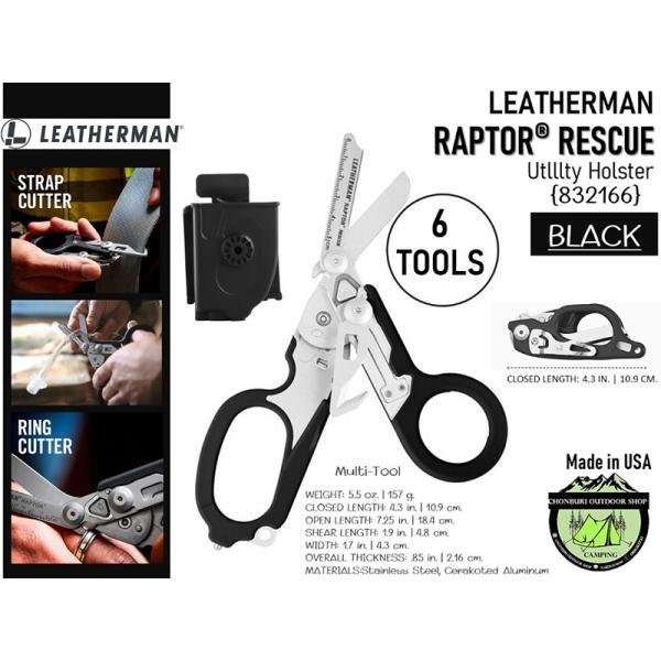 Leatherman Raptor-Black/Utility/Peg-INT - 832166