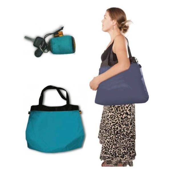 S2S Disp Sgl Nano Shopping Bag Teal **DISC** - A15SB4PTL