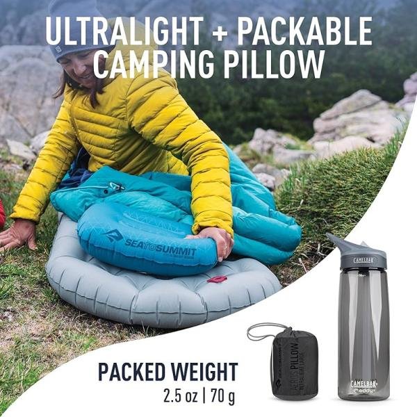 S2S Aeros Ultralight Pillow L Grey - APILULLGY