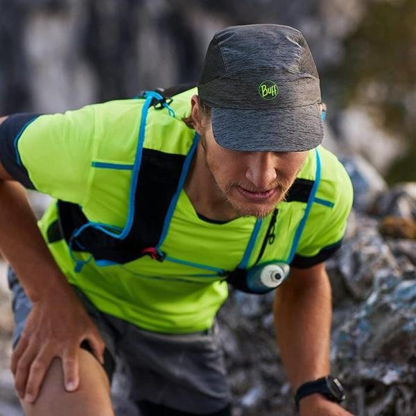 Buff Pack Run Cap Speed R-Grey Htr S/M SS24 - BF122575937