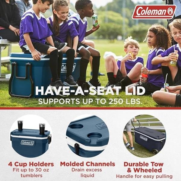 Coleman Cooler Xtreme 100Qt Wheeled Space - COL2000037216