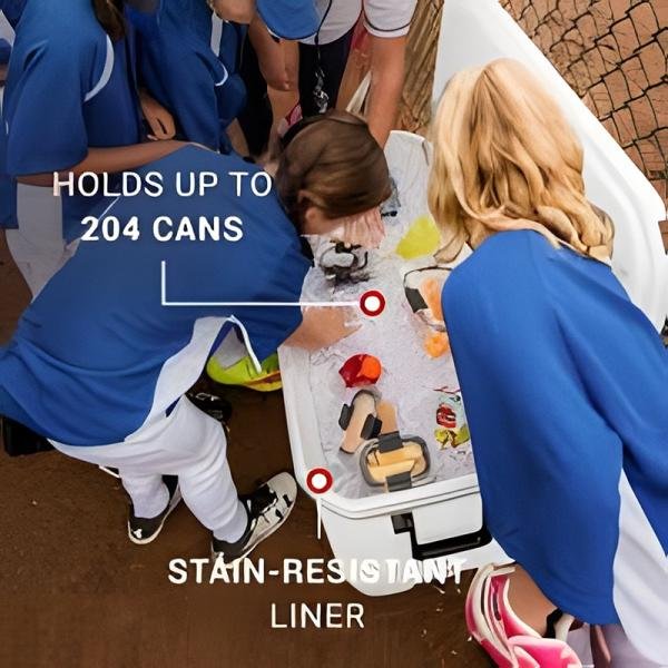 Coleman Cooler 120Qt Space White - COL3000006682