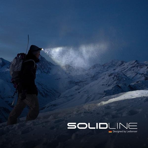 Ledlenser Solidline SH3 Black Headlamp Blister - LL502204
