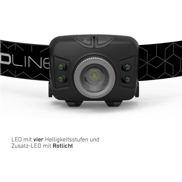 Ledlenser Solidline SH5 Black Headlamp Blister - LL502205