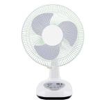 U/Tec Tornado AC/DC 2 Speed Oscillating Fan W/Built-in LED Emergy Light - MS5171