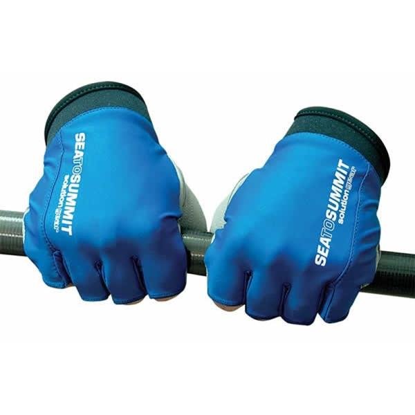 S2S Eclipse Gloves with Velcro Cuff Medium - Blue - SOLEGM