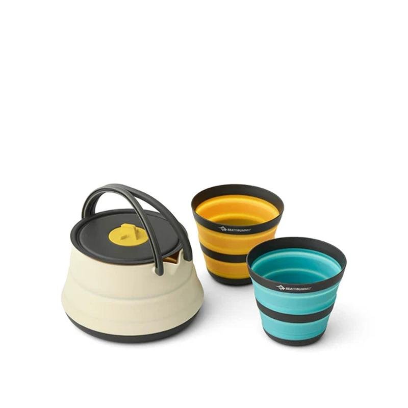 S2S Frontier UL Collapsible Kettle Cook Set [3 Piece] 1.3L Kettle w/ 2 Cups Multi - SS01215
