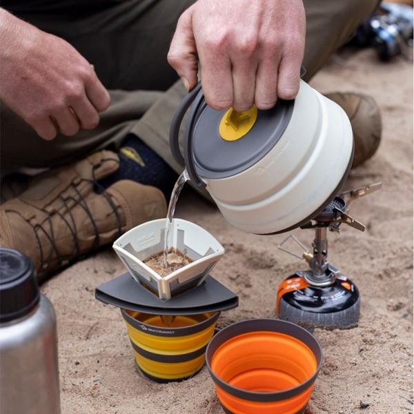 S2S Frontier UL Collapsible Kettle Cook Set [3 Piece] 1.3L Kettle w/ 2 Cups Multi - SS01215