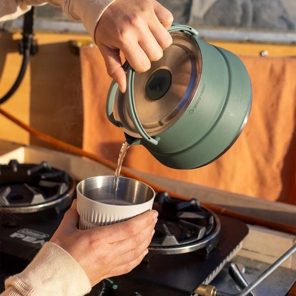 S2S Detour Stainless Steel Collapsible Kettle 1.6L Laurel Wreath Green - SS01250
