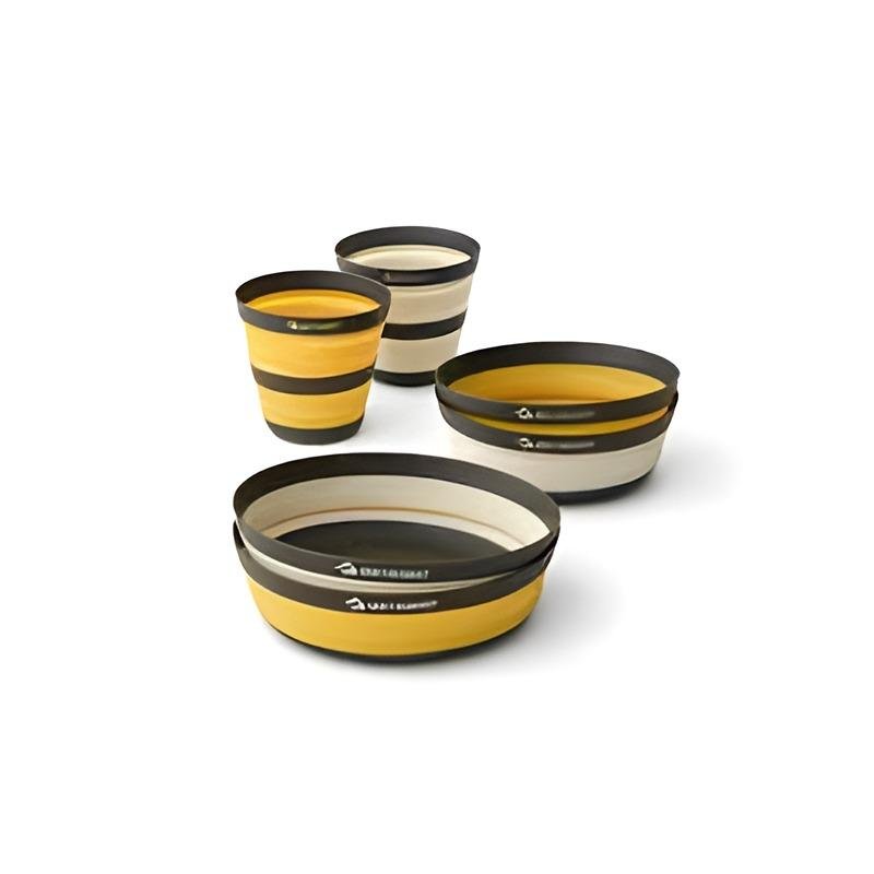 S2S Frontier UL Collapsible Dinnerware Set [6 Piece] 2 L Bowls, M Bowls and Cups Multi - SS02155