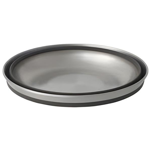 S2S Detour Stainless Steel Collapsible Bowl L Beluga Black - SS02220