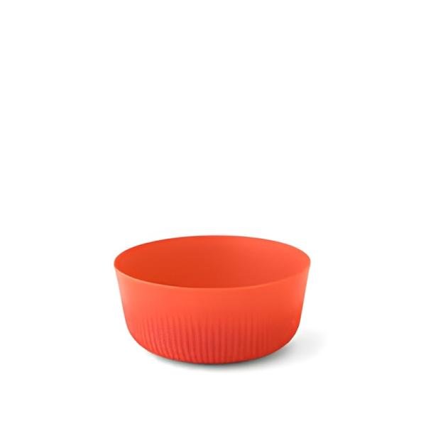 S2S Passage Dinnerware Set [7 Piece] - Orange Plate, L Bowl, Ins Mug and Utensils Spicy Orange - SS02355